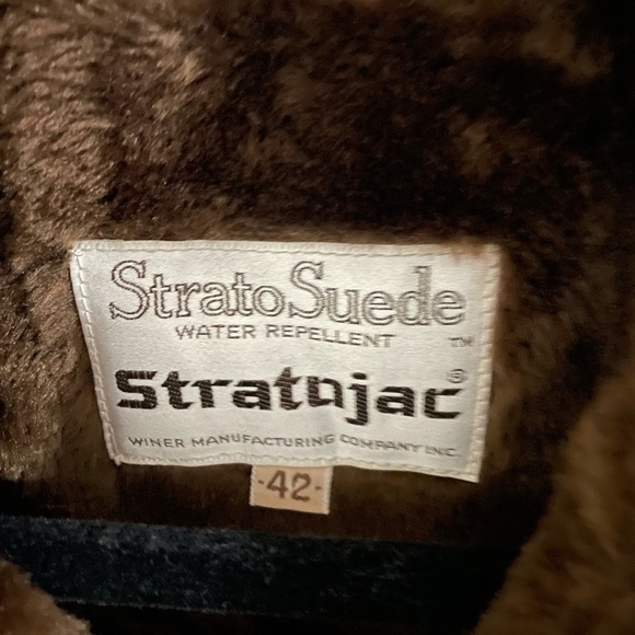 ❌ SOLD ❌ Vintage Stratojac jacket (strato suede) - overcoat/peacot - water repel - Picture 2 of 7